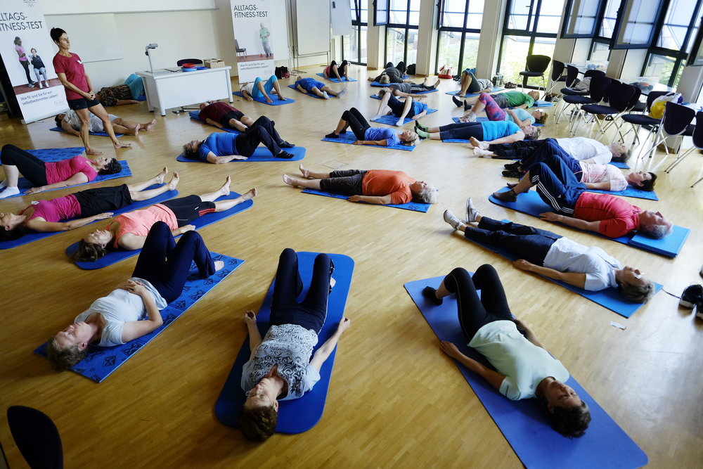 Faszientraining mit meiner Rehasportgruppe - in Kooperation mit dem BRSNW
